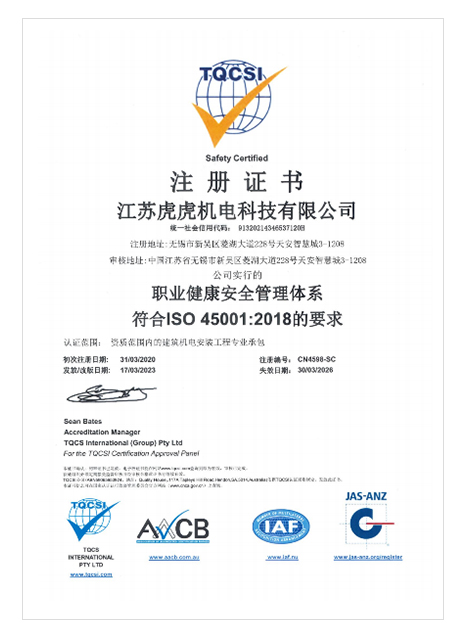 ISO45001:2018职业健康安全管理体系
