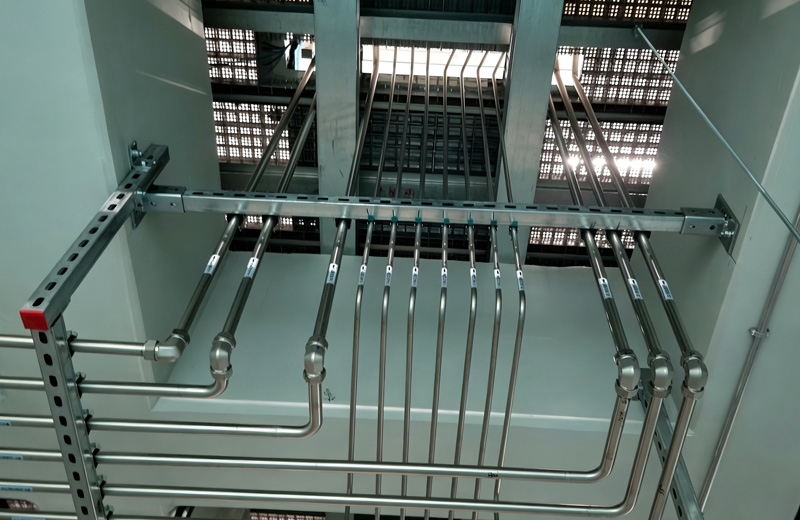 二次配管道设计与施工